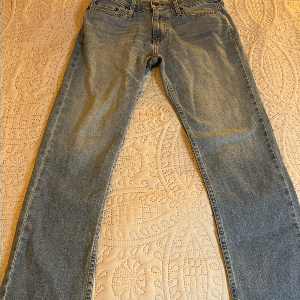 Hollister‎ Light Blue Men's Slim Straight Jeans